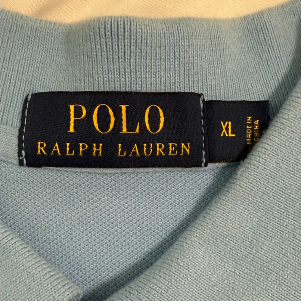Polo by Ralph Lauren Light Blue Polo Shirt - Picture 3 of 3